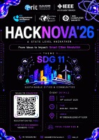 HACKNOVA'26 State Level Hackathon Poster